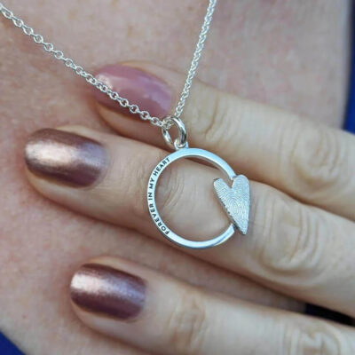 G. Seller memorial product: KS10 - Eternal Love Fingerprint Necklace photo