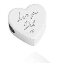 A photo of the KS04 - Pandora Compatable Heart Charm Memorial from G. Seller