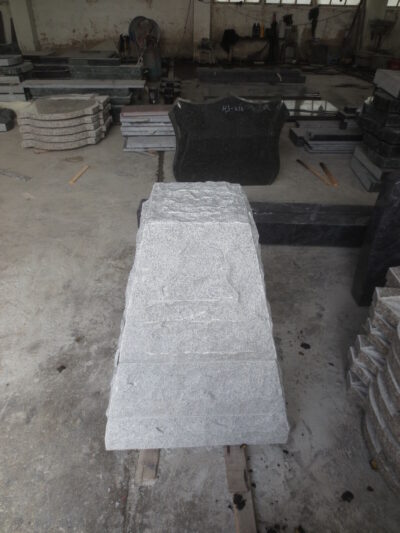 Image depicts work in progress on the stone