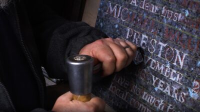 Memorial Masonry: Honoring Loved Ones with a Lasting Tribute banner background photograph