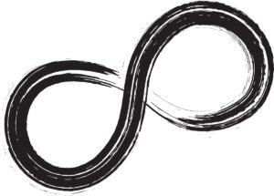Infinity motif graphic