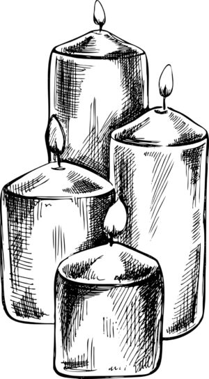 Candles graphic